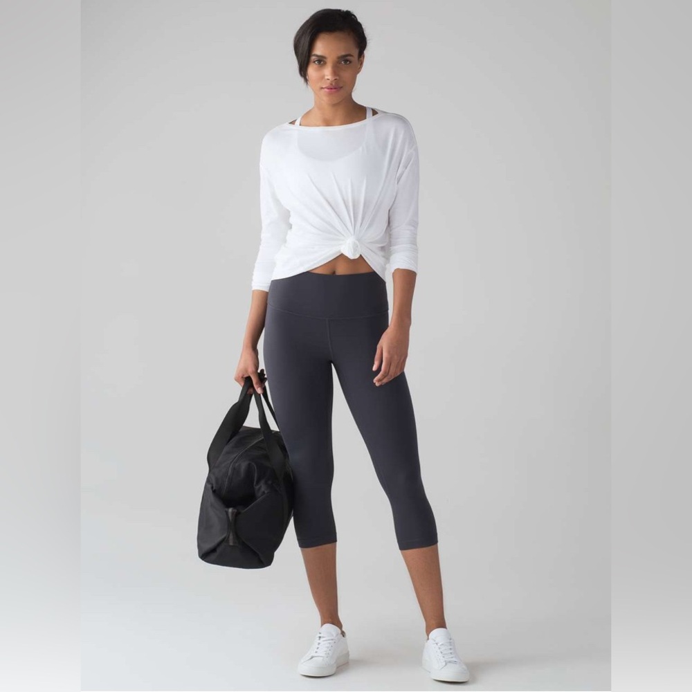 Lululemon Back In Action Long Sleeve - White